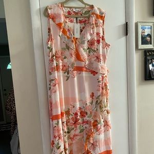 Calvin Klein floral dress size XL